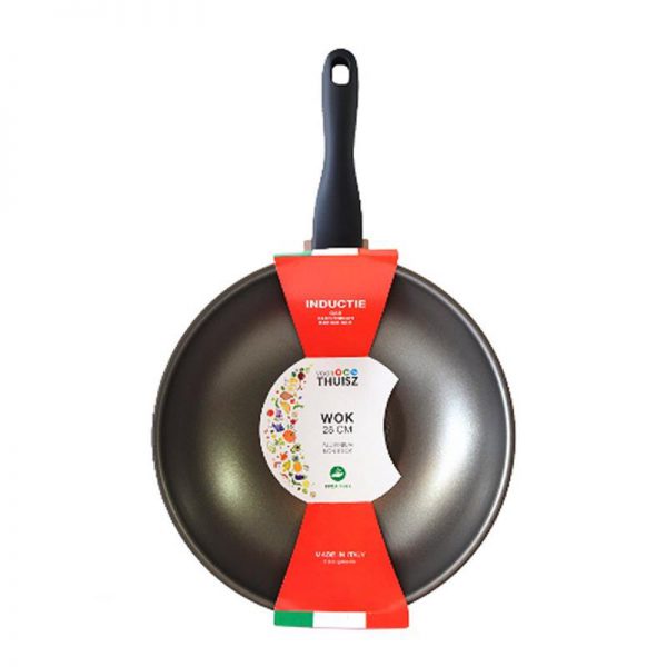 Thuisz Como Wok 28cm - Induction (Black Handle)
