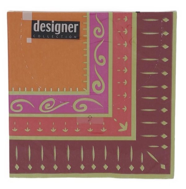 Papstar Designer collection - Oriental red -  33x33cm  20pcs