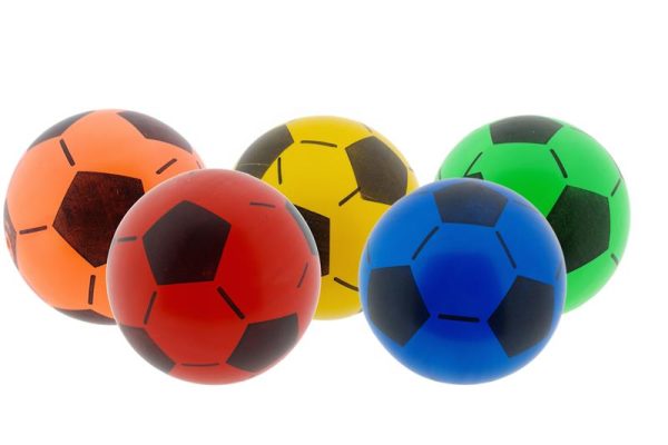 PVC Bal 23cm - voetbal motief (SC-23001)