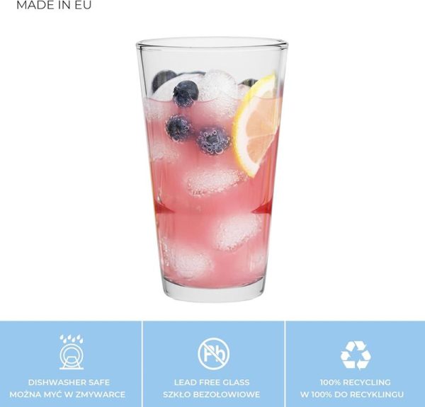 Trend glass - Viggo Long drink glass 345ml - 4pcs - in photobox (oc) - Image 3