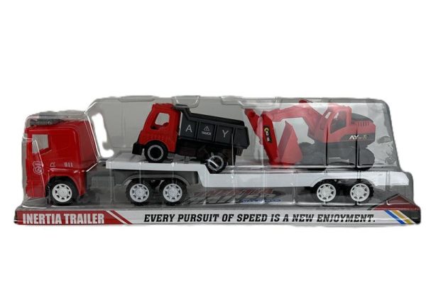 Large truck + Small truck and excavator (9986-26)