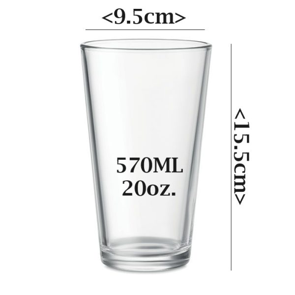 Beer glass - 570 ML / 20OZ – Bild 2
