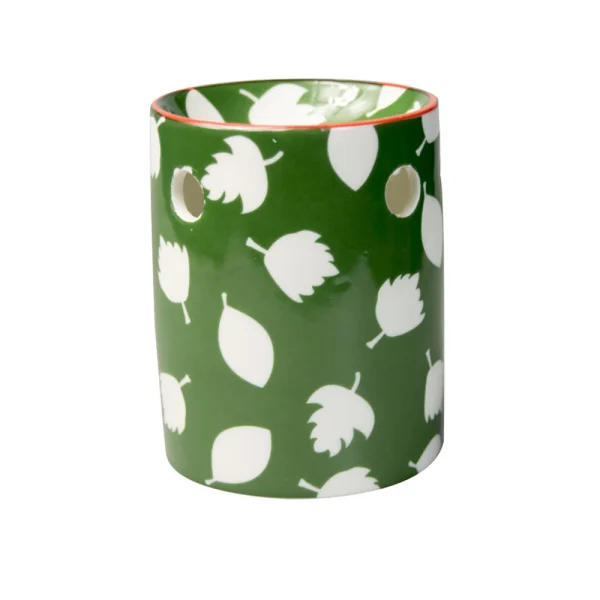 Burner Regular Print Green White Leafs 8x10cm