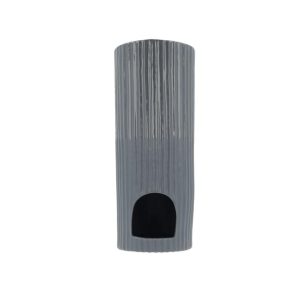 Burner Shiny/Matt Grey 9x9x23cm
