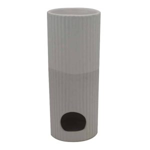 Burner Shiny/Matt White 9x9x23cm
