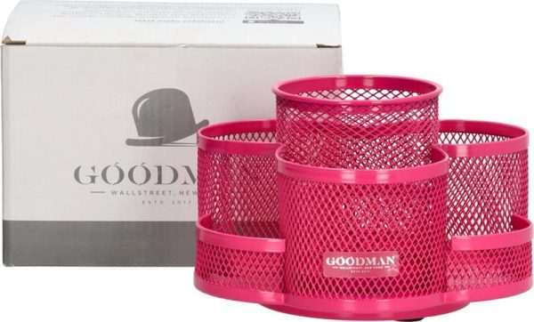 Goodman - Turning Desk organiser - Fuchsia