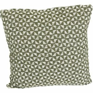 Decorative Pillow green/beige 40x40cm