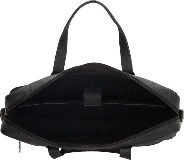 Laptop Bag - Genuine Leather - Black – Bild 2