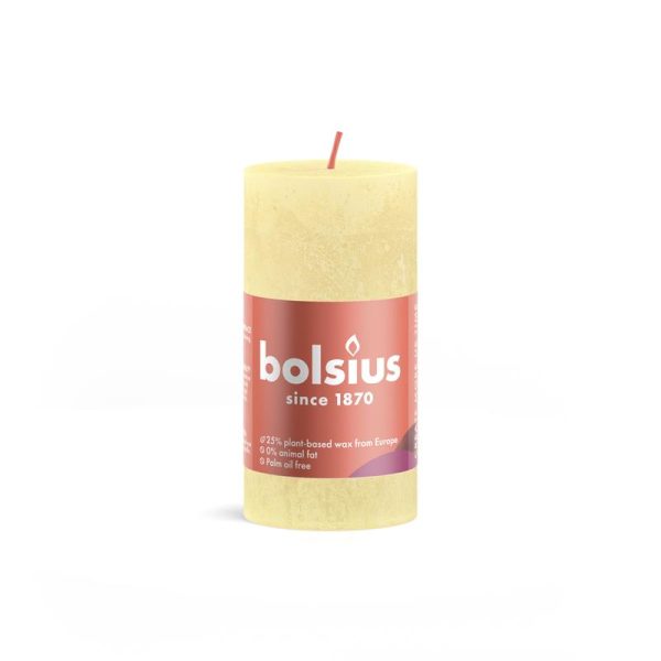 Bolsius Pillar Candle - 100/50 Rust Butter Yellow