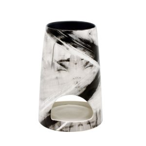Scentburner Art Deco Black/White High 10x10x15.2cm