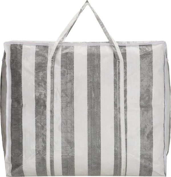 Jumbo Shopping bag XL - 58x30x48cm Black White