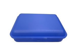 Plastic Bread box  22x16x7cm - Blue