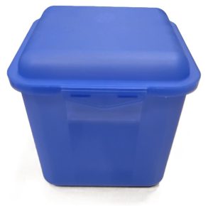 Plastic Storage container -12x12x12cm- Blue