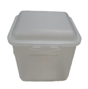 Plastic Storage container -12x12x12cm- Transparant