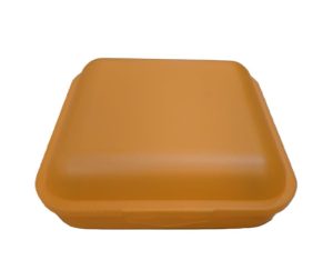 Plastic Storage container - 16x16x5,5cm - Orange