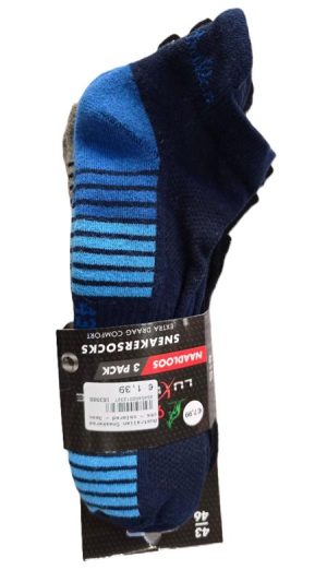 Australian Sneakersocks - colored - 3pack - color/size assorti (60)
