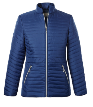 Jacket Montreux Blue - Polyester - Quilted inner - Size S / France M