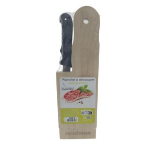 Tapas wooden board with knife - 26cm