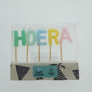 Cake candles HOERA