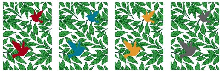 Teatowel - 50x70 Design Art Green - 100% Cotton - 230gr/m2