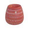 Burner Red with white stripes 10.5x10.5x11.5cm (808577)