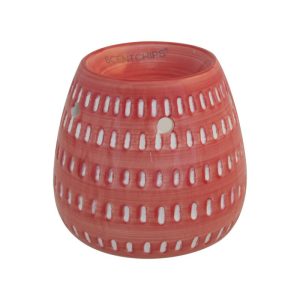 Burner Red with white stripes 10.5x10.5x11.5cm (808577)