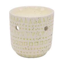 Burner Stoneware Regular White/Green 10.6cm (808586)