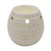 Burner Stoneware Bowl White/green 11cm (808594)