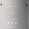 Burner Matt Grey Joyeux Noël- 8,5x10,2cm (8240162)