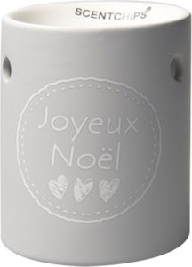 Burner Matt Grey Joyeux Noël- 8,5x10,2cm (8240162)
