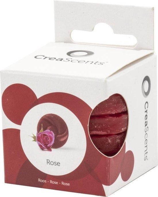 Creascents waxmelts - set van 6 - Rose pre-packed