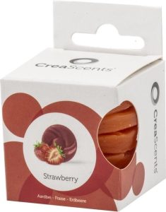 Creascents waxmelts - set van 6 - Strawberry pre-packed