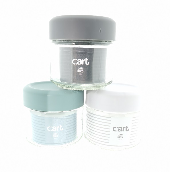 C:ART Jar with lid - 300ml (S-365)