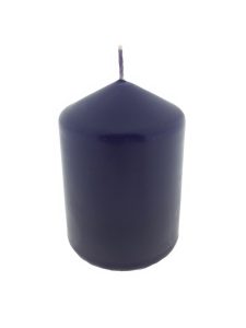 Pillar candle purple - 10x7cm / 254 gram