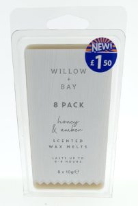 Wax Melts Willow and Bay Honey 8pack