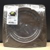 Plastic plate chocolate s/8