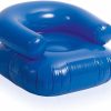 Opblaasbare stoel met armleuning -  70x45x70cm - Blauw