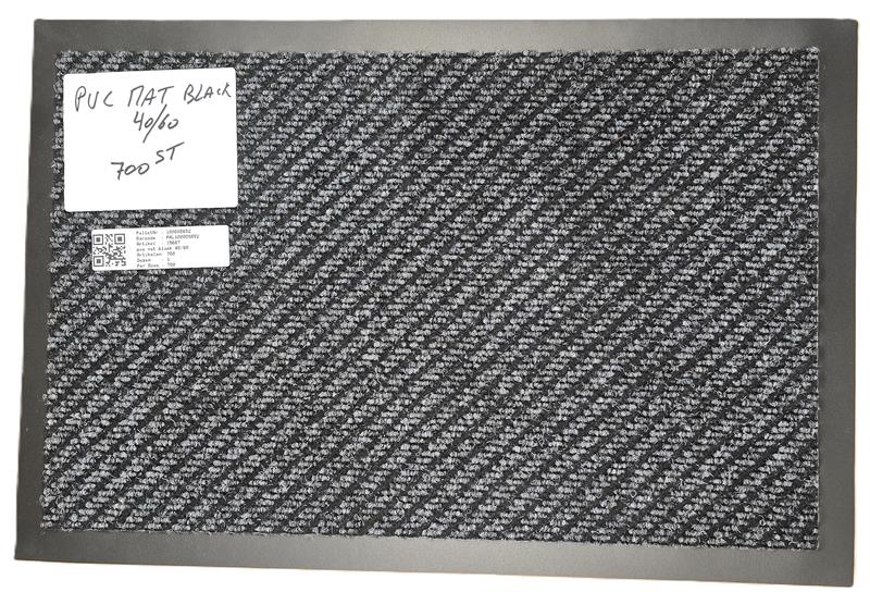 pvc mat black 40/60