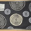 pvc mat black circles 60/80