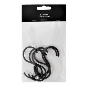 S-hook for wall rack - small - 6 pcs