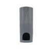 Burner Shiny/Matt Grey 9x9x23cm