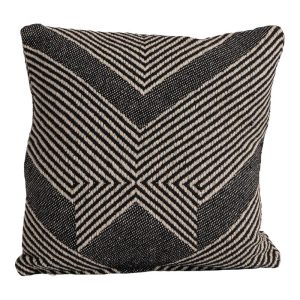 Decorative Pillow black / beige, 40x40cm