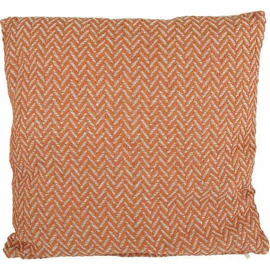 Decorative Pillow orange/beige 60x60cm