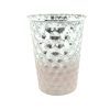 PTMD Candle holder silver/pink