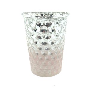 PTMD Candle holder silver/pink