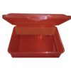 Plastic storage container - 19x14x6cm -Rubin