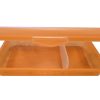 Clickbox Avantg. Flach+ Trennwand - Orange - 20.5x13x4cm