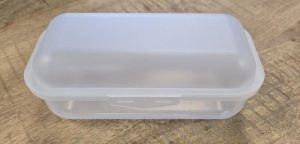 Plastic Box Medium - Transparent -18x9x7.5cm