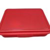 Plastic Box Trendy -Red 16x13.5x3.5cm