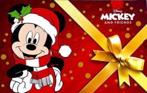 Disney wreath collectors tin box - Mickey - 22x14x10,5cm